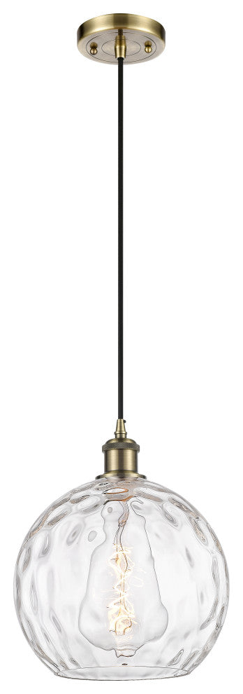 Innovations 516-1P-AB-G1215-10-LED 1 Light Pendant, Antique Brass