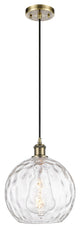 Innovations 516-1P-AB-G1215-10-LED 1 Light Pendant, Antique Brass