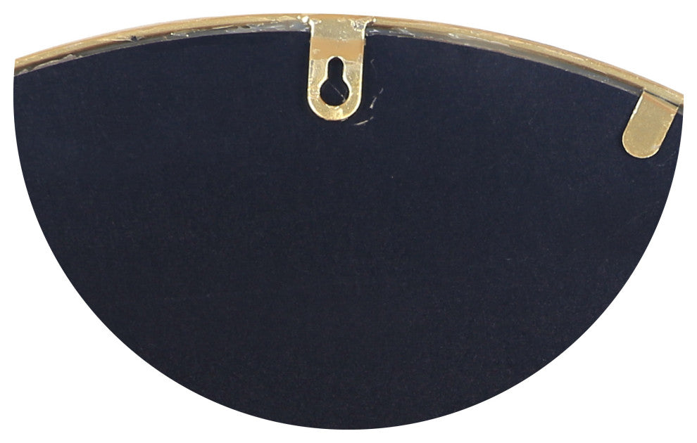 Round Gold Wall Mirror, 24"