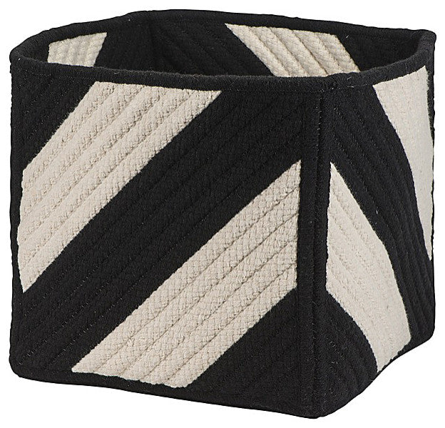 Colonial Mills Basket Geo-Band Basket Black Square