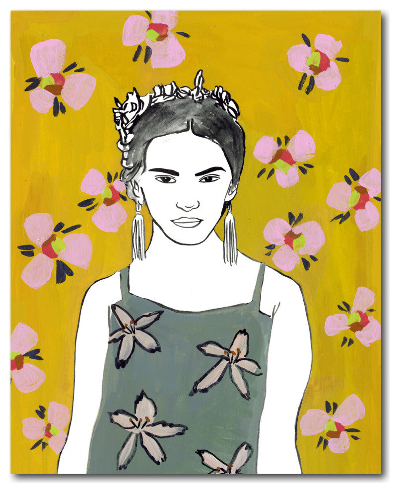 Courtside Market Pink Blossom Lady I 30"x40" Gallery-Wrapped Canvas Wall Art