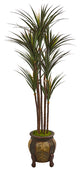 62" Giant Yucca Artificial Tree in Decorative Planter UV Resistant