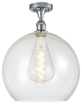 Innovations 516-1C-PC-G124-14-LED 1 Light Semi-Flush Mount, Polished Chrome