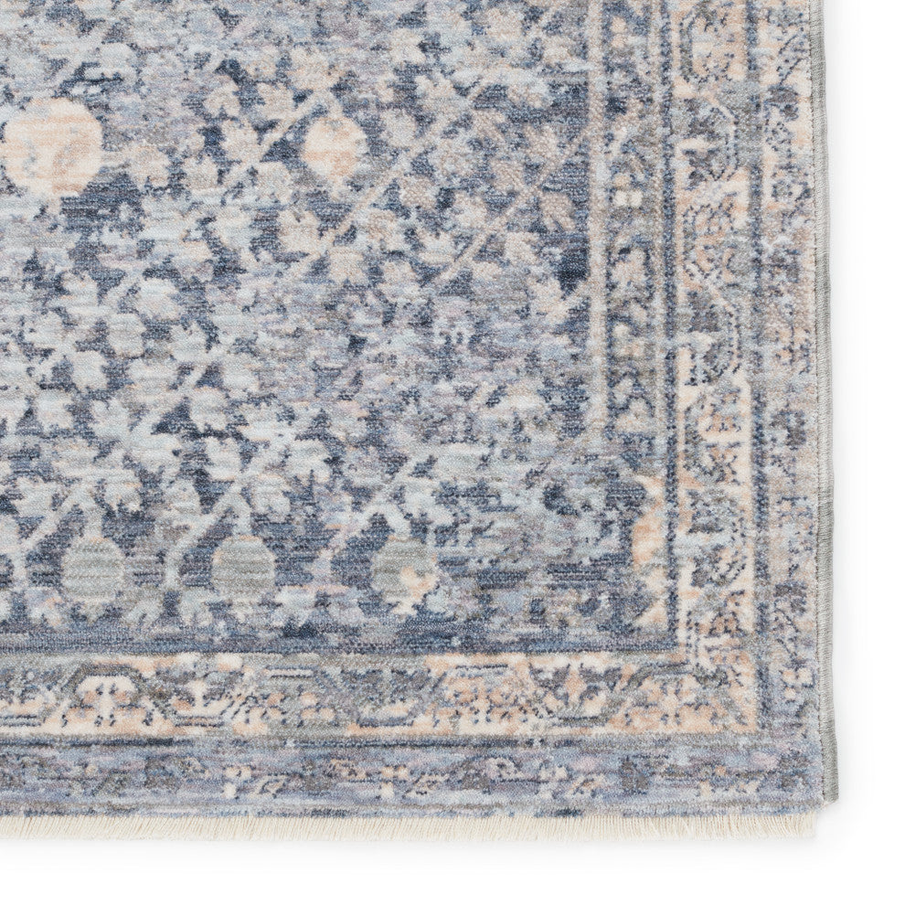 Jaipur Living Larkin Floral Area Rug, Blue/Light Gray, 6'x9'