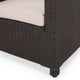 Ethan Outdoor Faux Wicker Club Chairs with Cushions