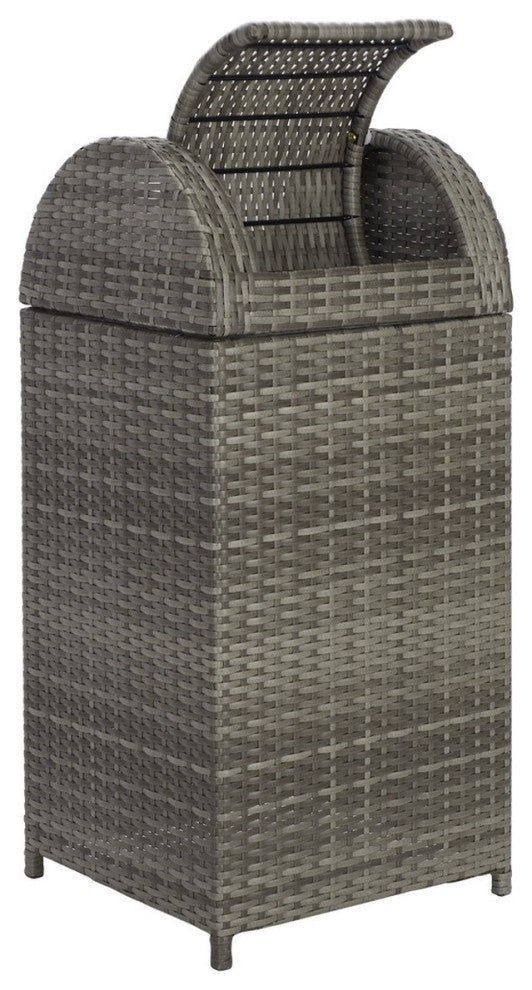 Safavieh Outdoor Serapis Trash Bn Grey