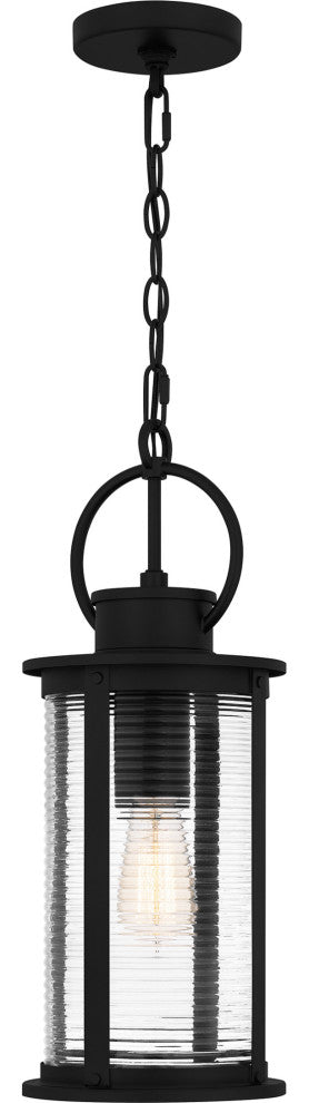 Quoizel TLM1907 Tilmore 8"W Outdoor Mini Pendant - Matte Black