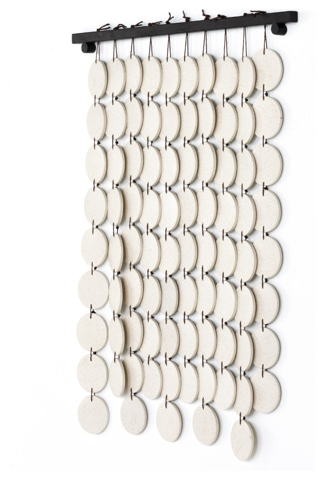 Ceramic Wall Hanging-Speckled Cream Crmc