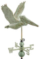Pelican Weathervane 1909V1 Blue Verde Copper by Good Directions
