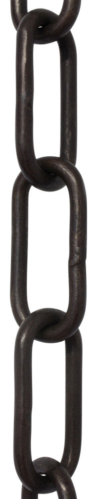 Brass Standard Link Chandelier Chain, 3', Bronze, W80