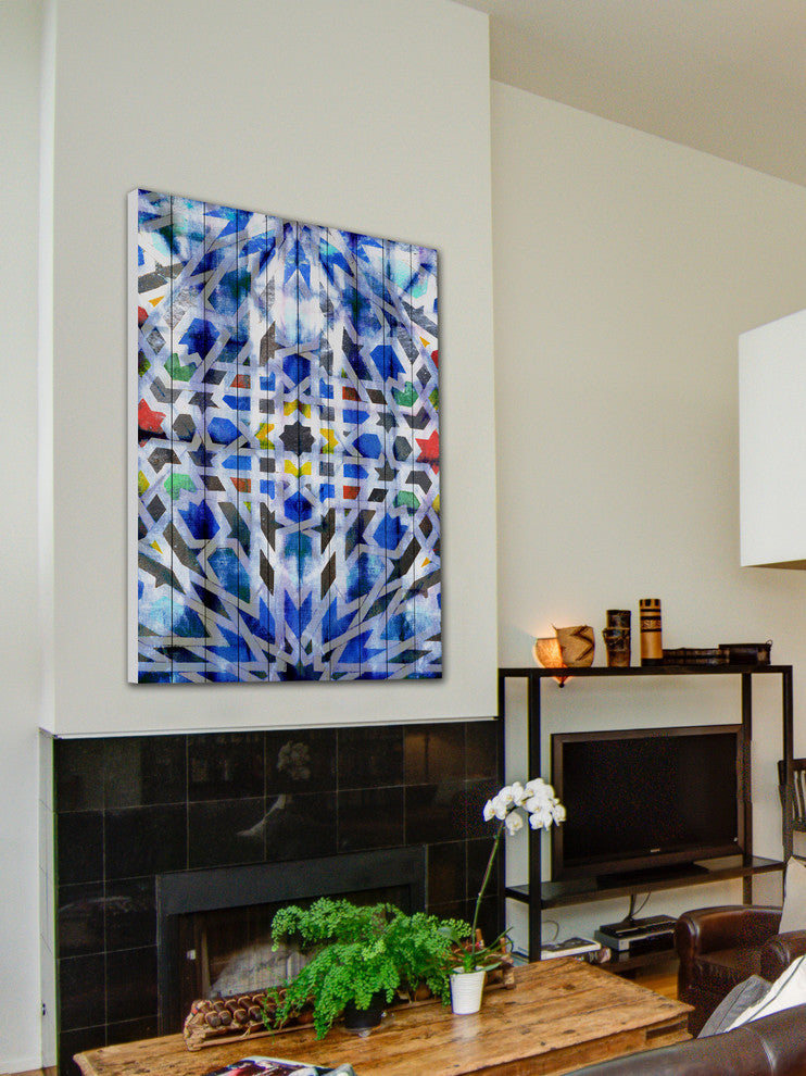 "Arfoud" Print on White Wood, 40"x60"