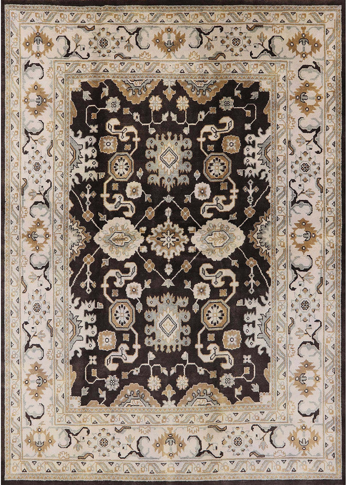 Ahgly Company Indoor Rectangle Mid-Century Modern Area Rugs, 2' x 4'