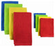 Primary Terry Bar Mop Dishtowels and Dishcloths Set