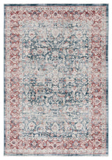 Safavieh Antique Patina ANP640 Rug, Blue/Rust, 8'x9'6"