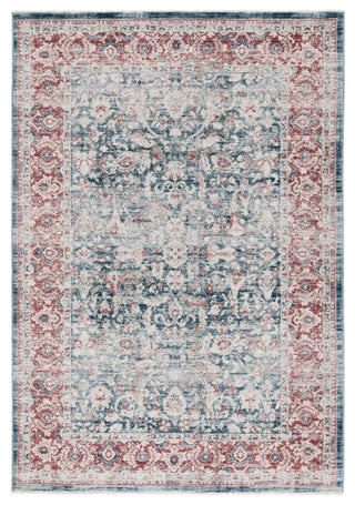 Safavieh Antique Patina ANP640 Rug, Blue/Rust, 8'x9'6"