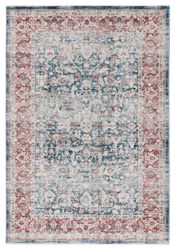 Safavieh Antique Patina ANP640 Rug, Blue/Rust, 8'x9'6"