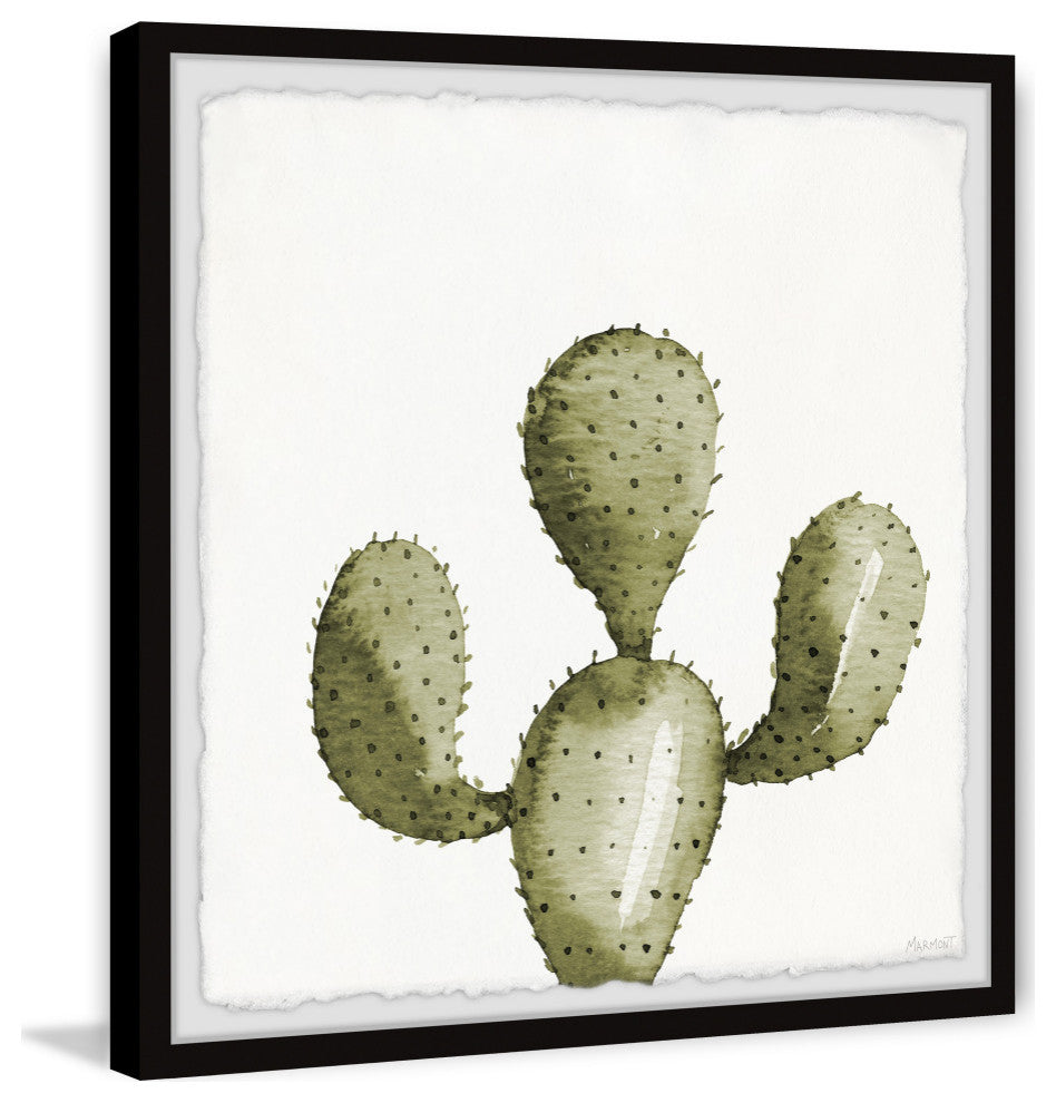"Cactus Arms" Framed Painting Print, 32x32