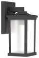 Resilience 1 Light Outdoor Wall Lantern In Textured Matte Black (ZA2404-TB)