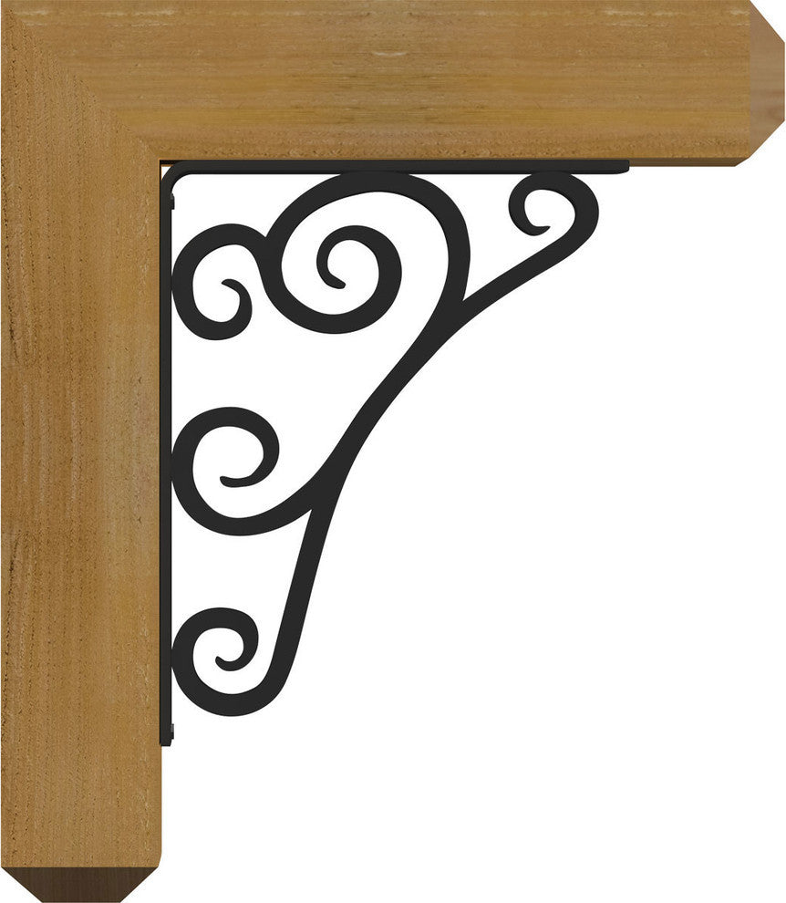 Tristan Craftsman Ironcrest Bracket Triple Brace, 4"x20"x23", 4" Thick