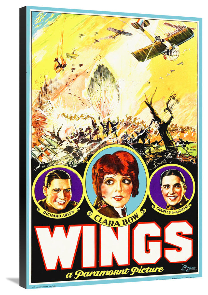 "Wings" Stretched Canvas Giclee by Hollywood Photo Archive, 24x36"