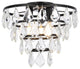 Evan 12" Flush Mount, Black