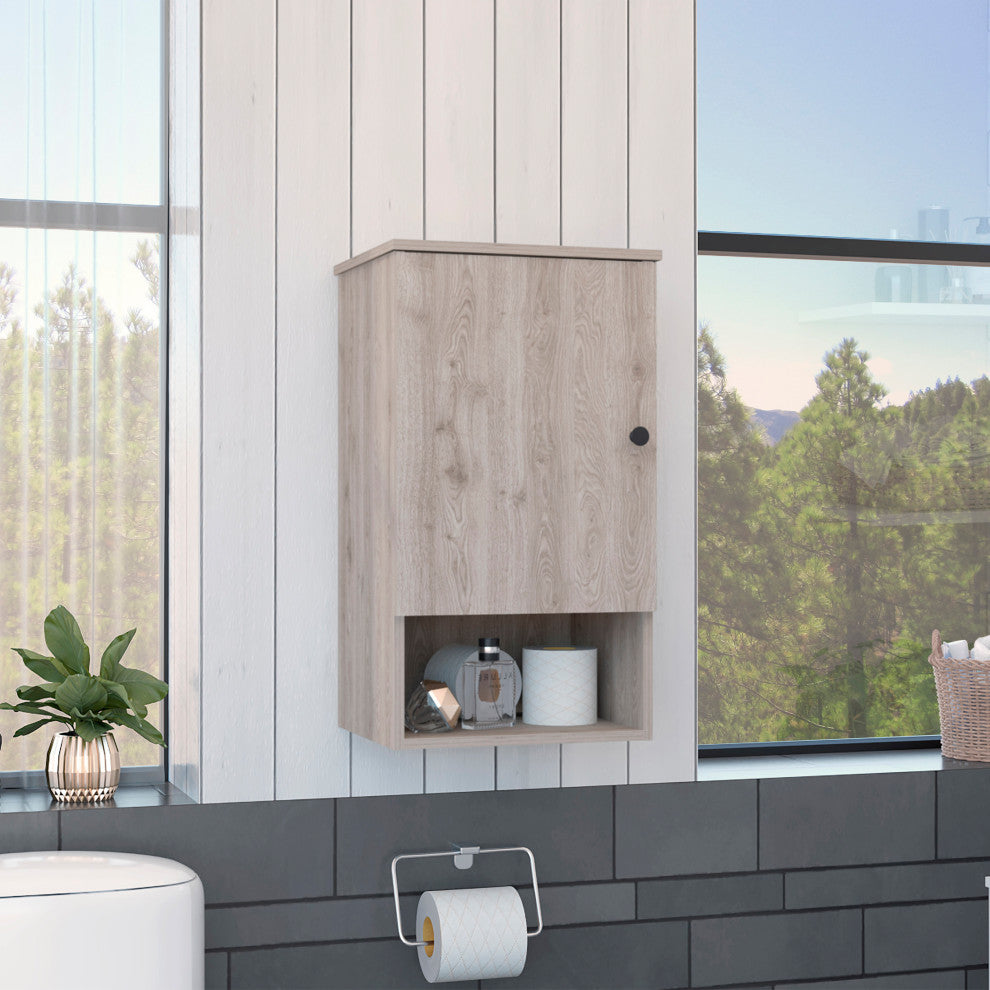 DEPOT E-SHOP: Arya Medicine Cabinet, Light Gray