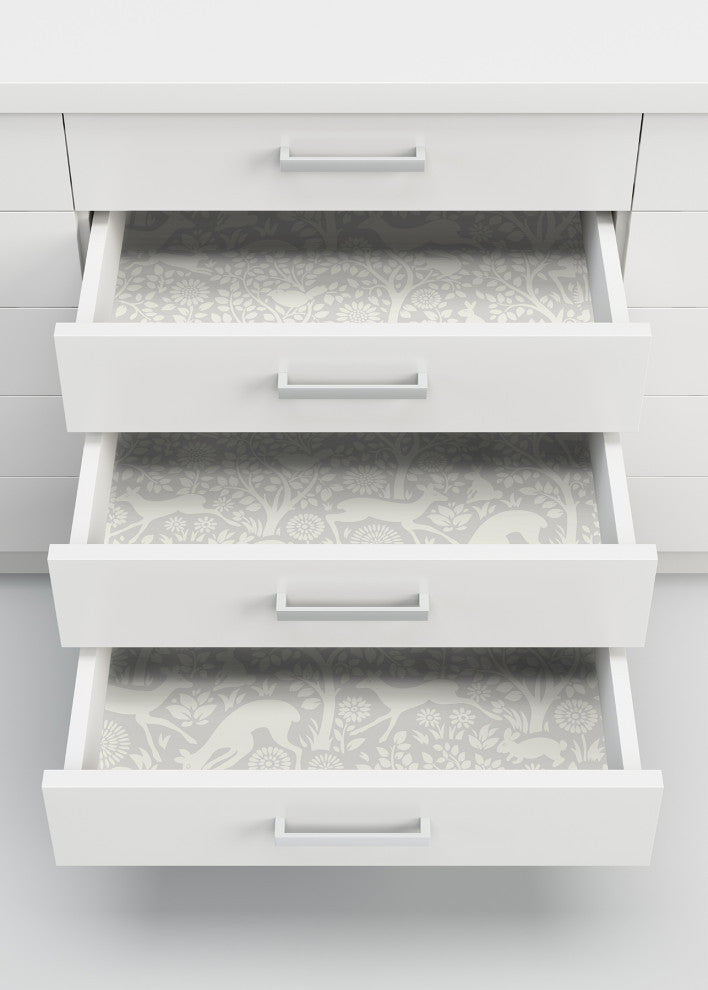 Gray Merriment Peel and Stick Wallpaper Bolt