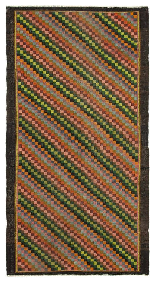 Rug N Carpet - Handmade Moldovan 6' 10'' x 12' 7'' Vintage Floral Kilim Rug