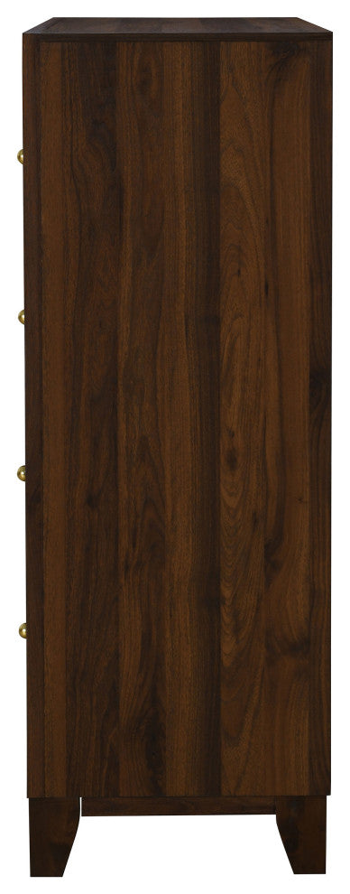 Welsley 4-drawer Chest of Drawers Walnut