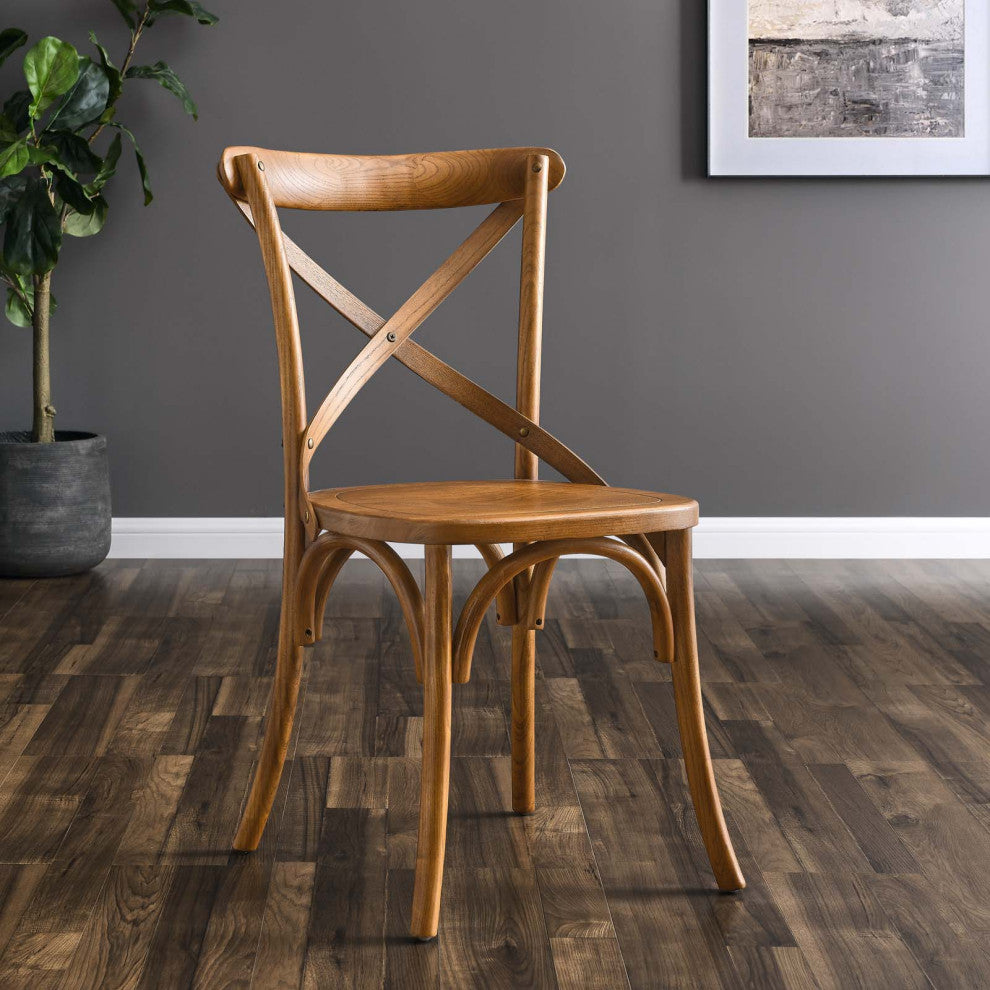 Gear Dining Side Chair, Walnut