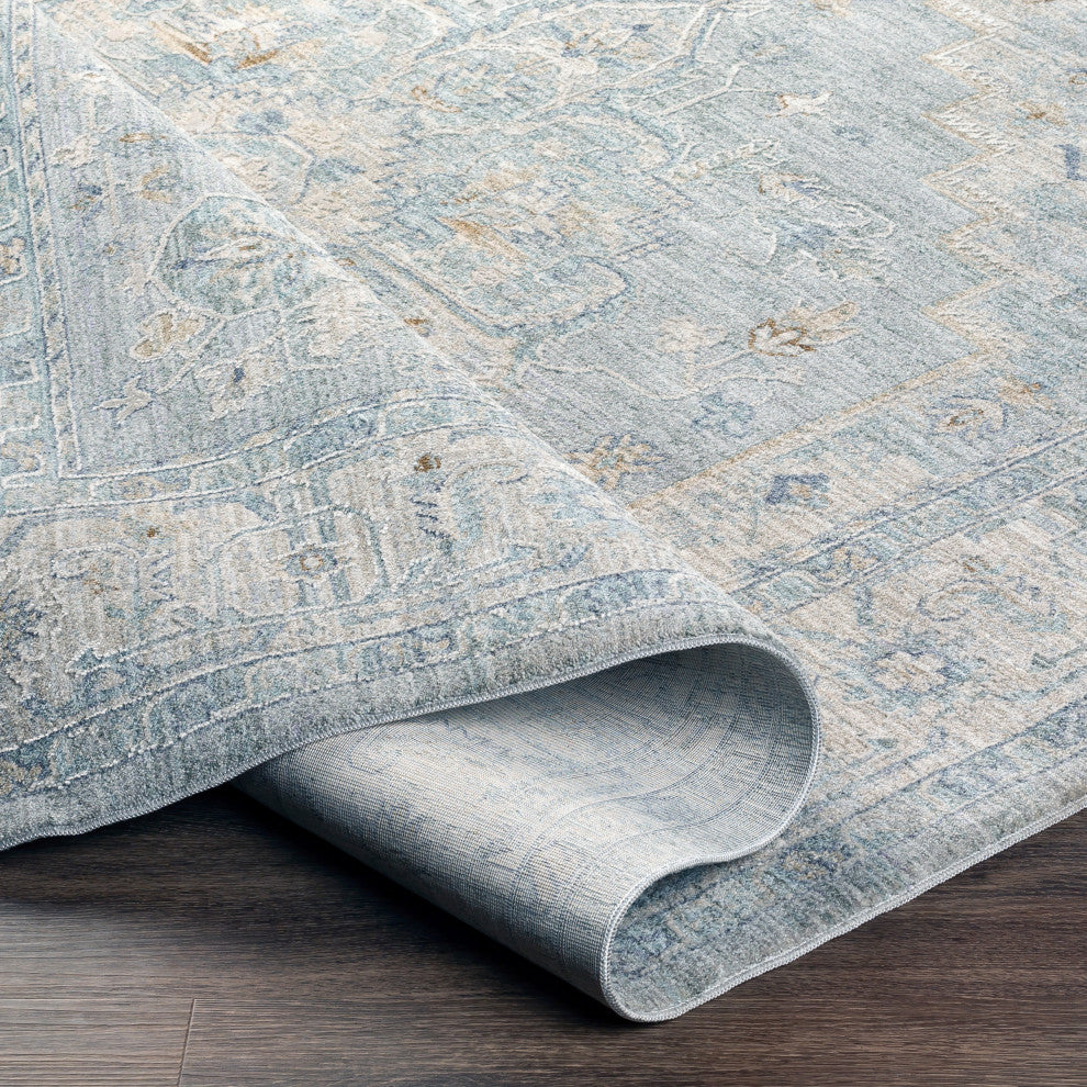 Avant Garde AVT-2301 Traditional Gray/Blue 10'x14' Area Rug