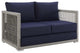 Aura 3 Piece Outdoor Patio Wicker Rattan Set
