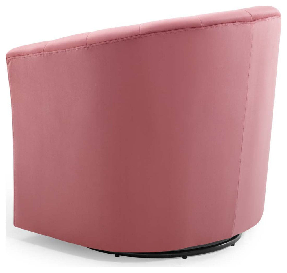 Armchair Accent Chair, Velvet, Pink, Modern, Living Lounge Hotel Hospitality