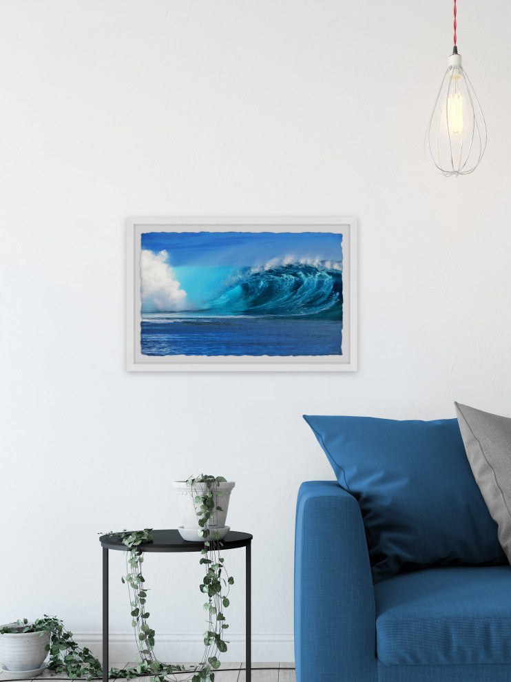 "Sea You Soon" Framed Painting Print, 12x8