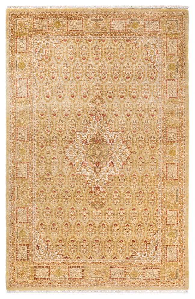 MOGUL, Hand Knotted Area Rug 9' 4" X 6' 0"