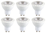 Becky Dimmable 6.5W LED GU10 Light bulb 3000K Set of 6