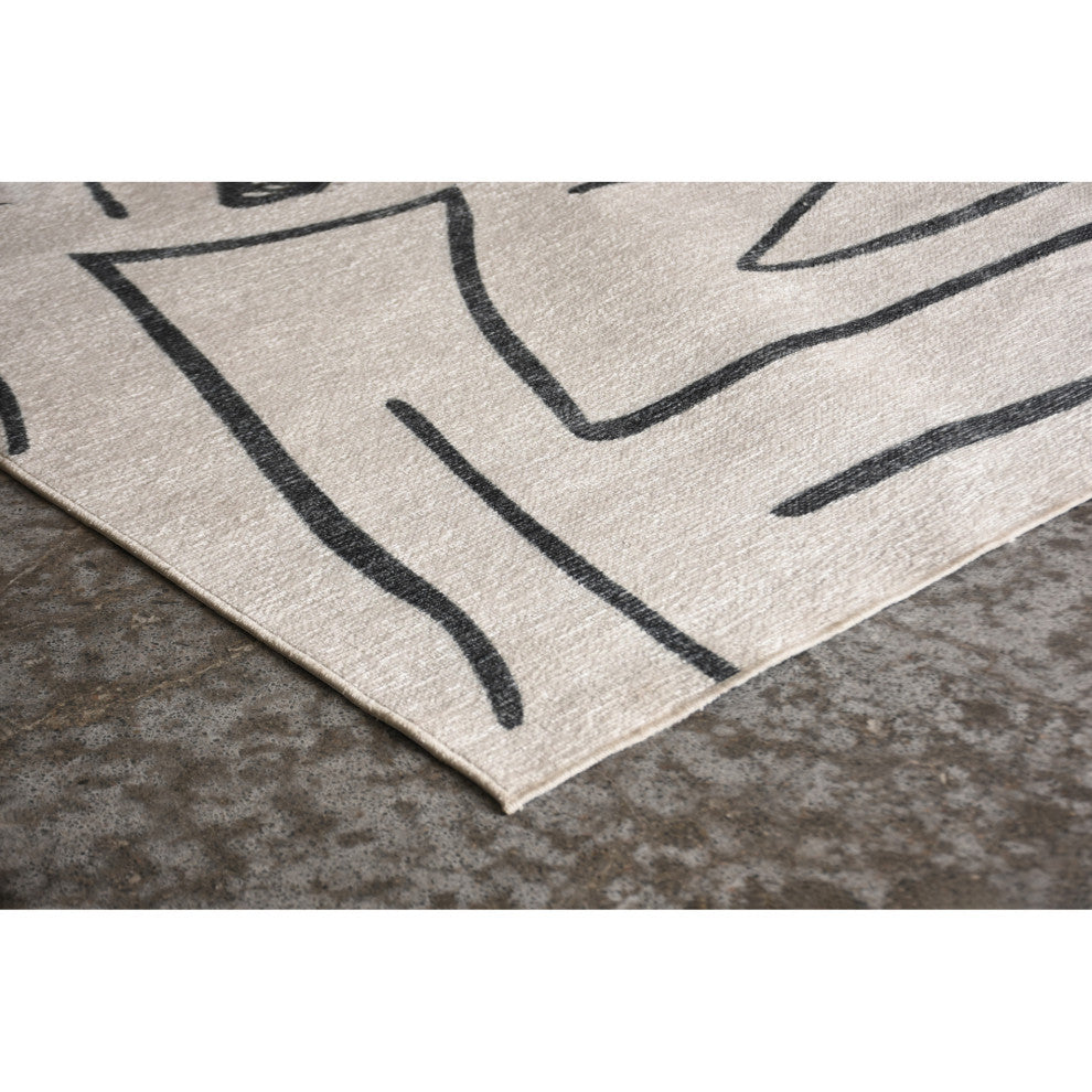 Fallon 5'25" X 7'21" Ft Power Loomed Indoor Rug