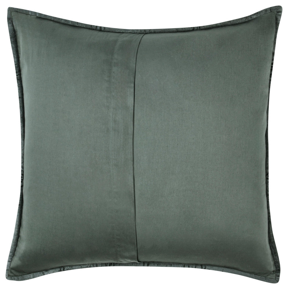 Dimitry Velvet Sham in Bay Green by Kosas Home, Bay Green, Euro Sham