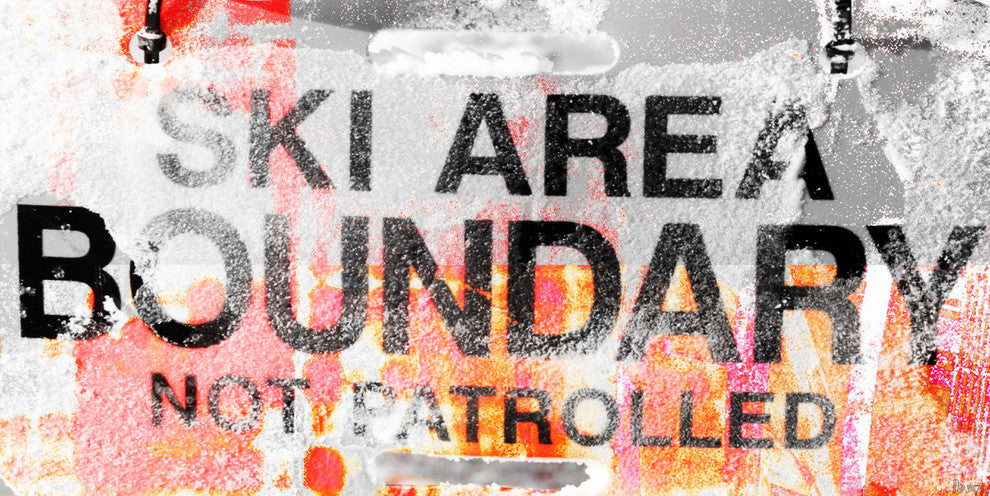 "Ski Area Boundary" Artwork