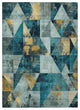 Machine Washable Indoor/Outdoor Chantille ACN1888 Teal 2'6" x 3'10" Rug