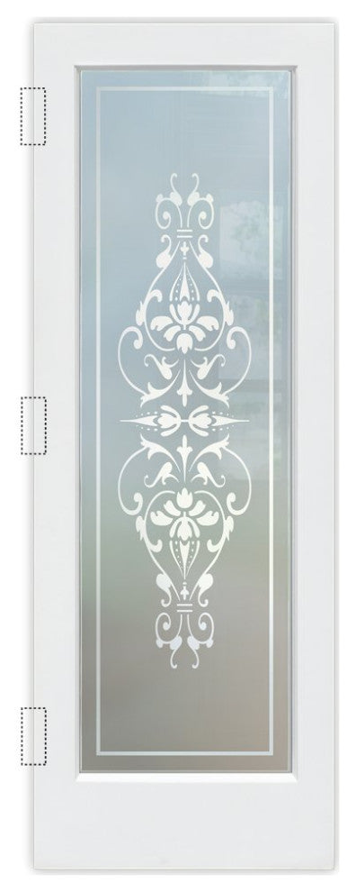 Interior Prehung Door or Interior Slab Door - Bordeaux - Primed - 24" x 80"...