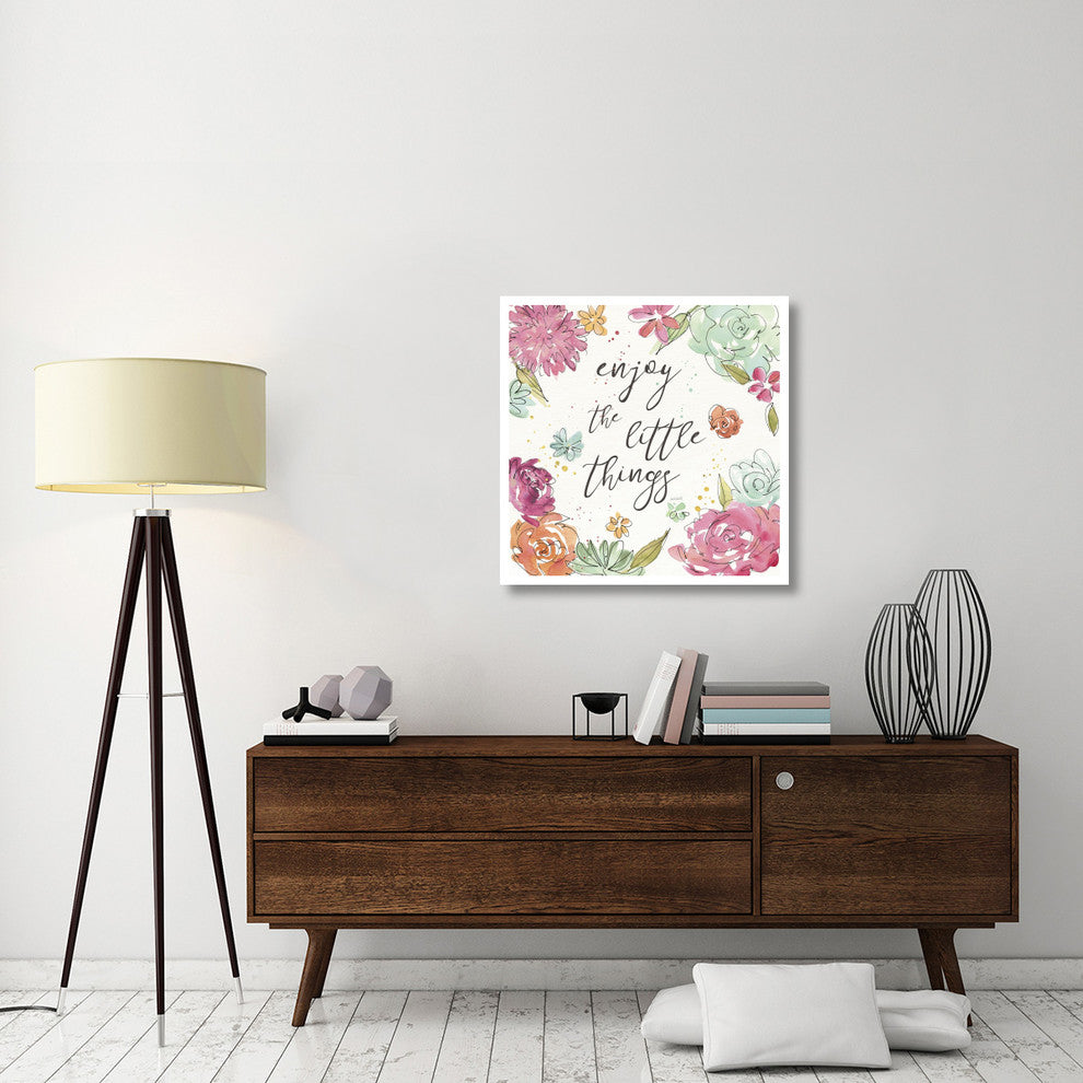 "Floral Fashion V" Digital Paper Print by Anne Tavoletti, 32"x32"