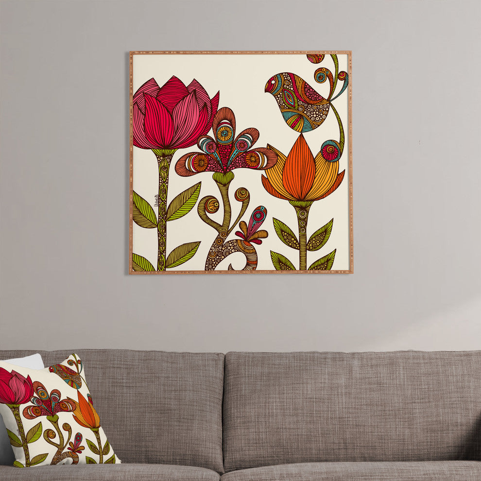 Deny Designs Valentina Ramos In The Garden Framed Wall Art