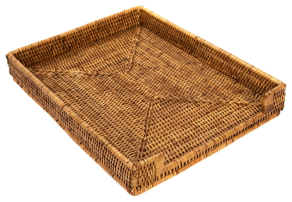 Artifacts Rattan™ Office Paper Tray, Honey Brown