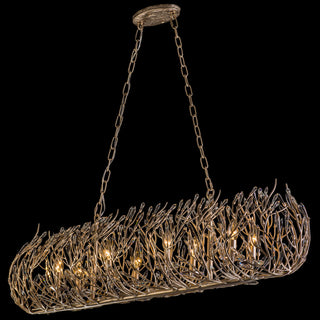 Varaluz-271N08GD-Eight Light Linear Pendant Gold Dust