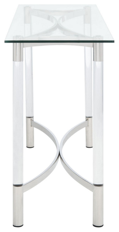 Safavieh Couture Letty Acrylic Console Table Silver