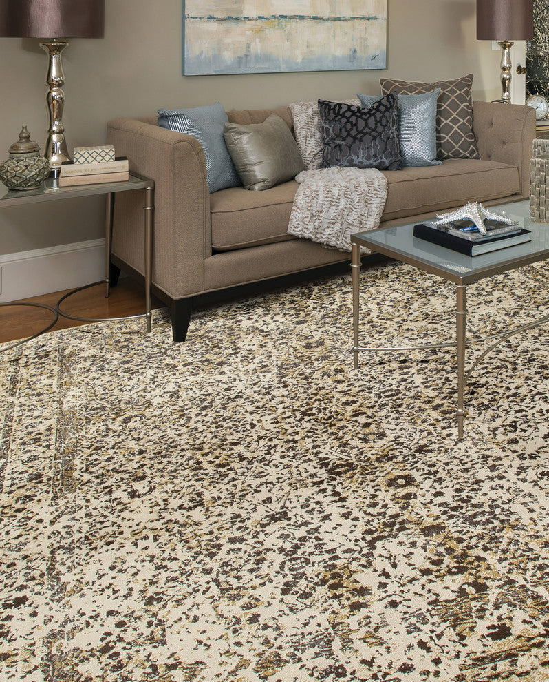 Karelia Inheritance Area Rug, Beige, 6'7"x9'6"