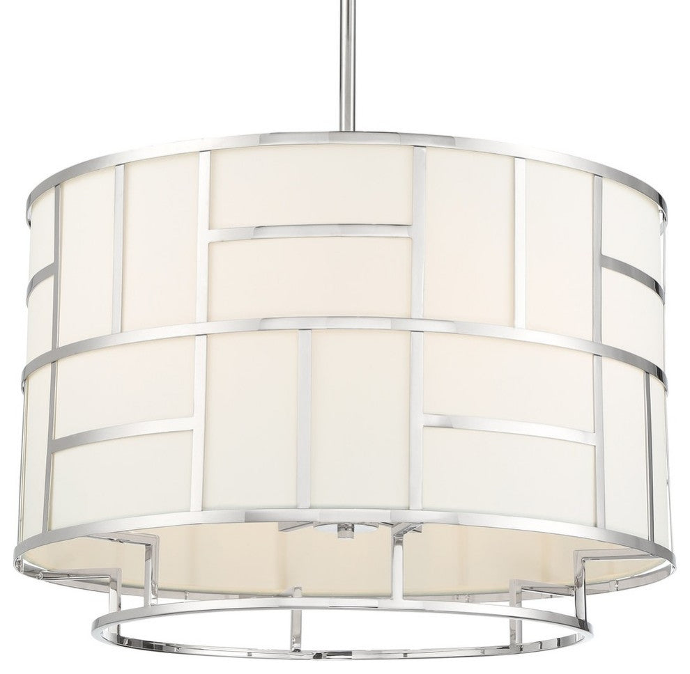 Crystorama 6-Light Polished Nickel Chandelier