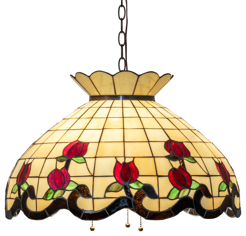 23 Wide Roseborder Pendant