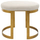 Uttermost Infinity Accent Stool 23698, Gold